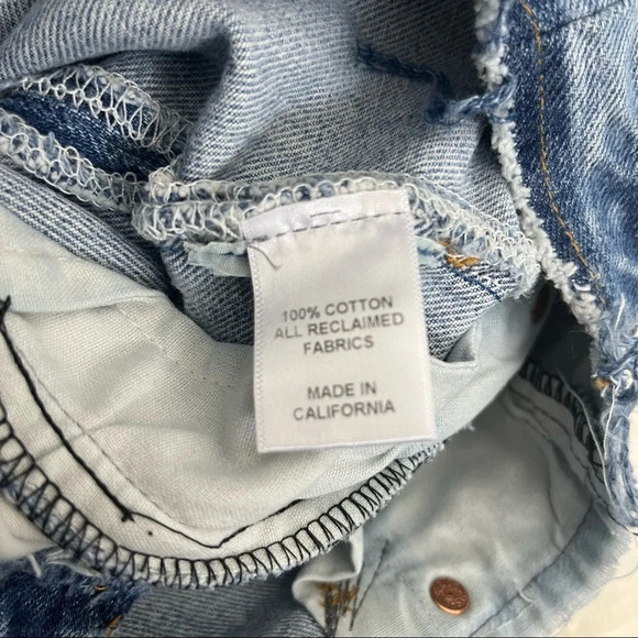 New EB Denim Vintage Levi’s 501 Bandless Jean Distress Light Wash NWT Women’s 29 - Picture 12 of 16